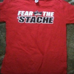 Fear the stache tee